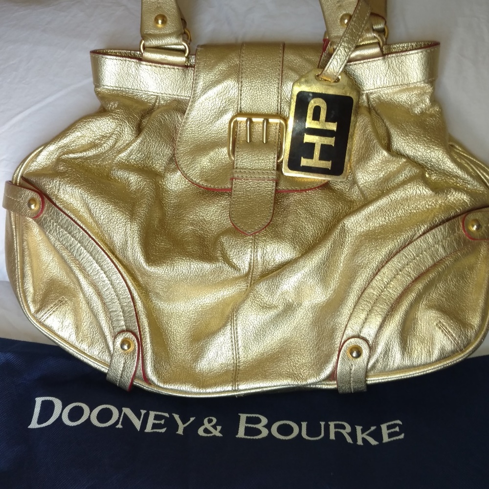 Dooney & Bourke Gold Hayden Panettiere Bag